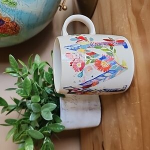 Anthropologie letter M mug Starla Hoffman